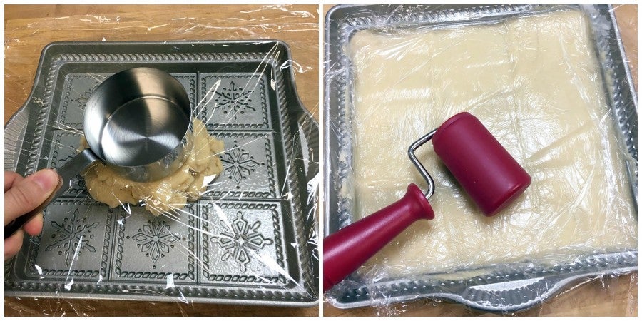 Snowflake Shortbread via @kingarthurflour