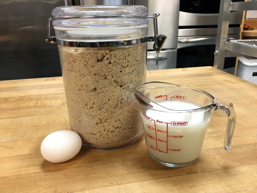 How to make Whole Grain Pancake Mix via @kingarthurflour