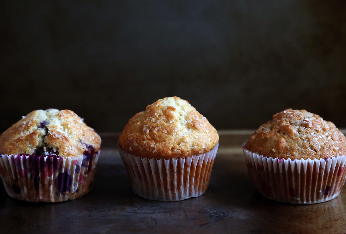 Basic muffins via @kingarthurflour