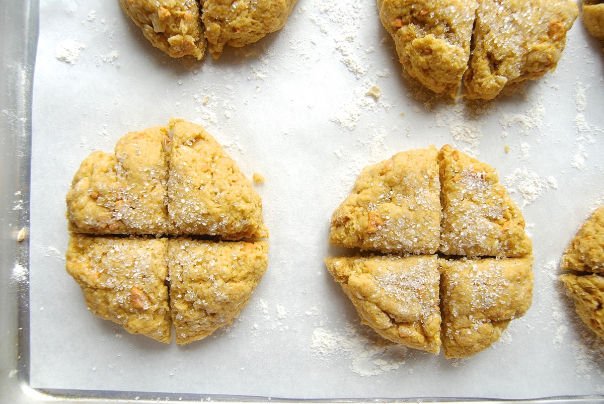 Freeze and bake scones via @kingarthurflour