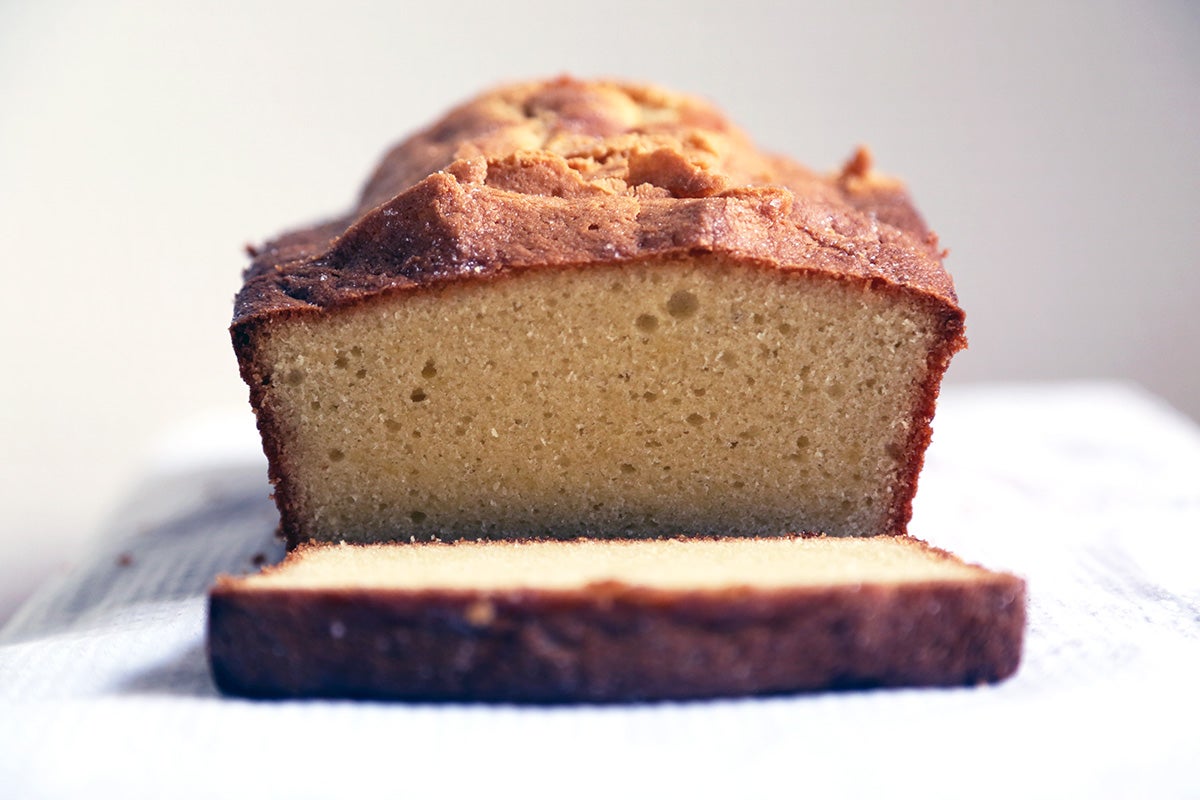 Pound cake via @kingarthurflour