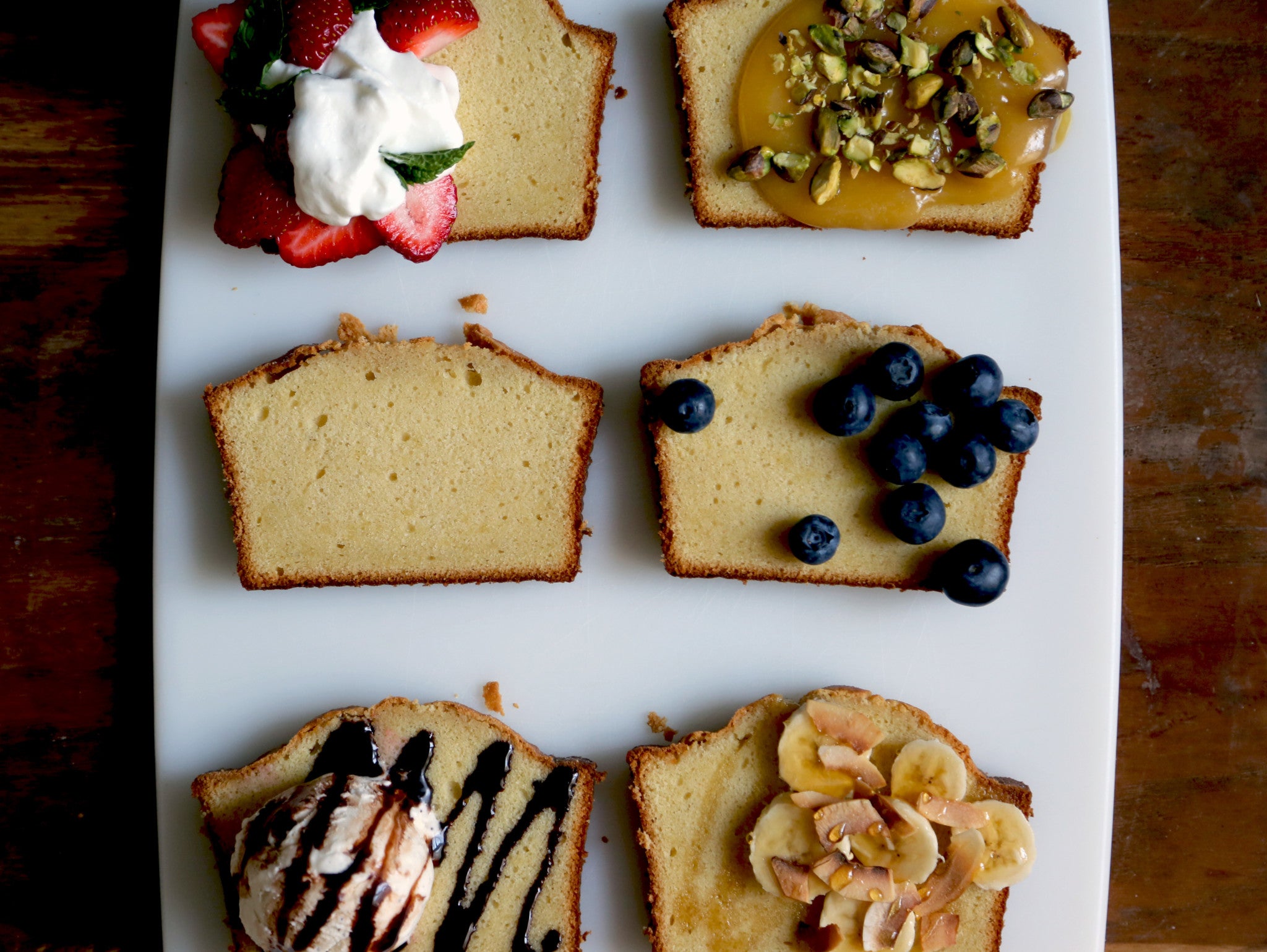 Pound cake via @kingarthurflour