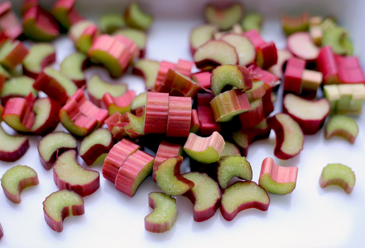 Rhubarb Compote via @kingarthurflour