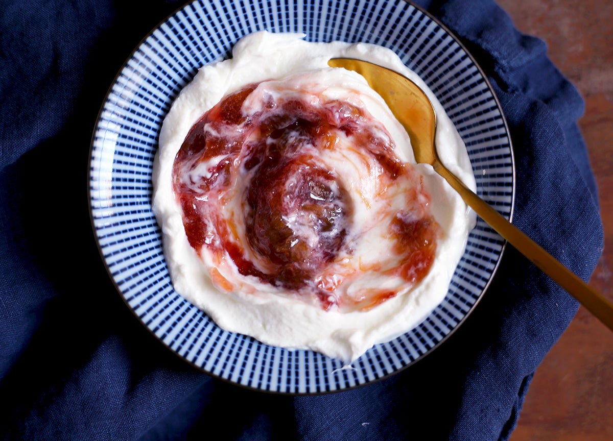 Rhubarb Compote via @kingarthurflour