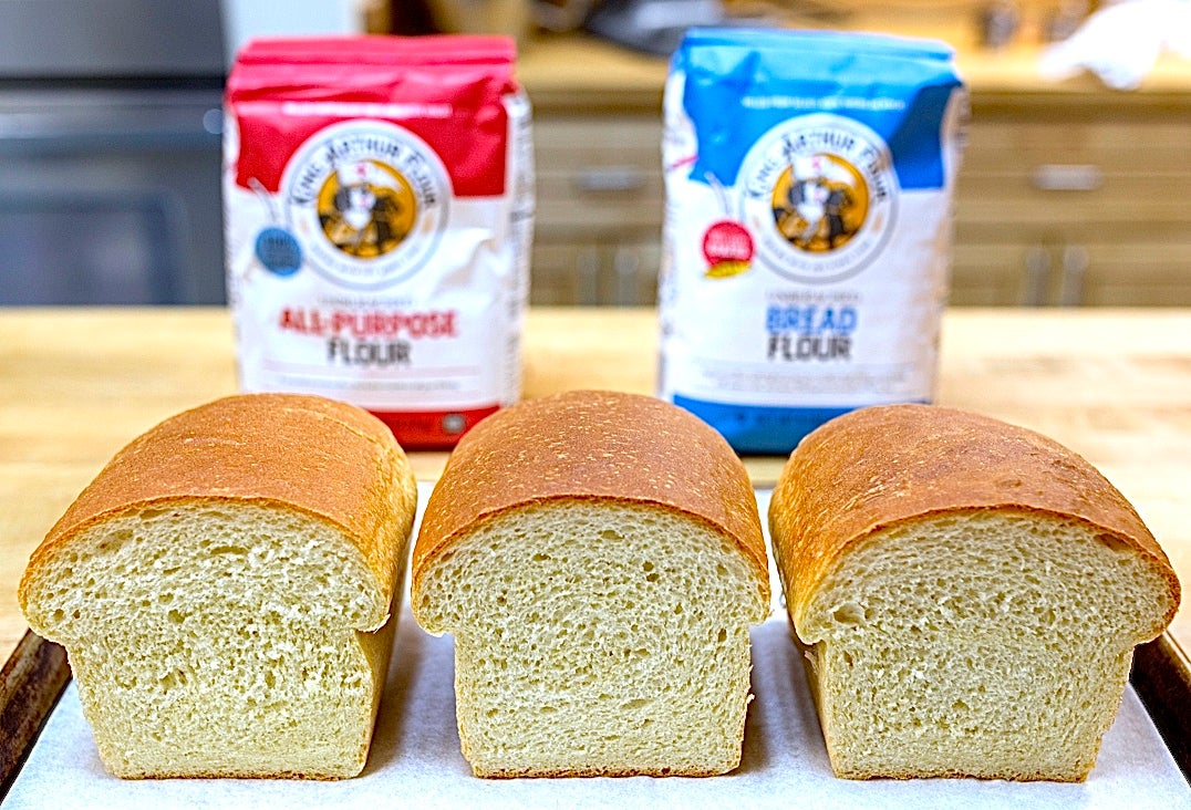 How to substitute bread flour for all-purpose flour