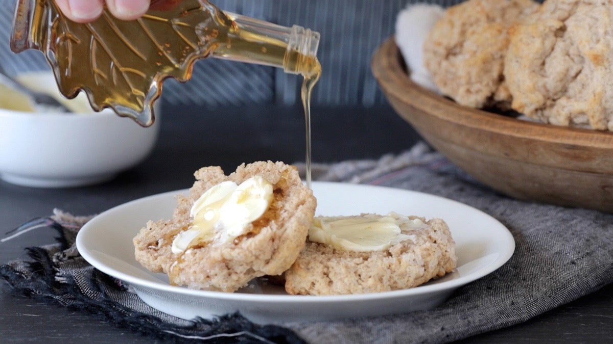 Fall biscuits via @kingarthurflour