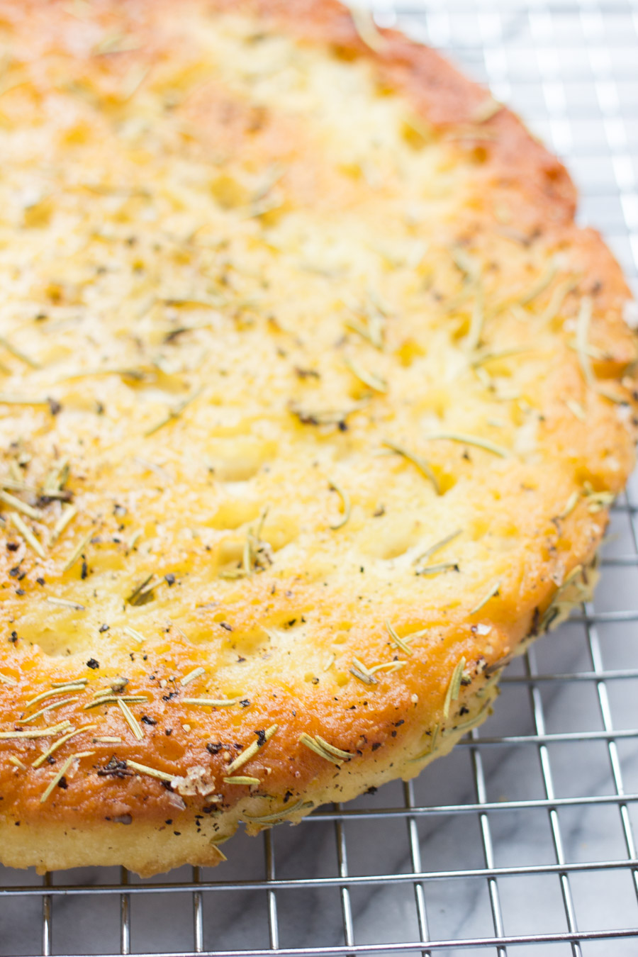 How to make gluten-free focaccia bread via @kingarthurflour