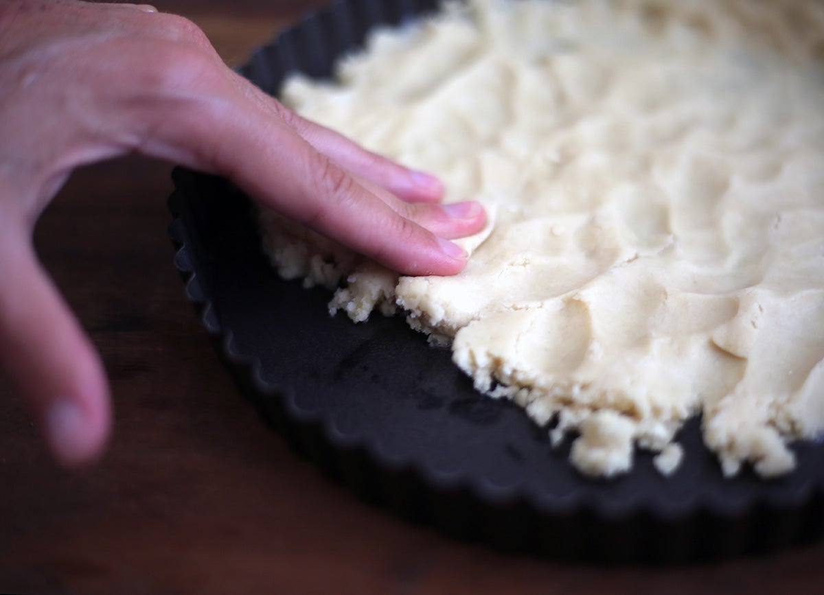 French apple tart via @kingarthurflour