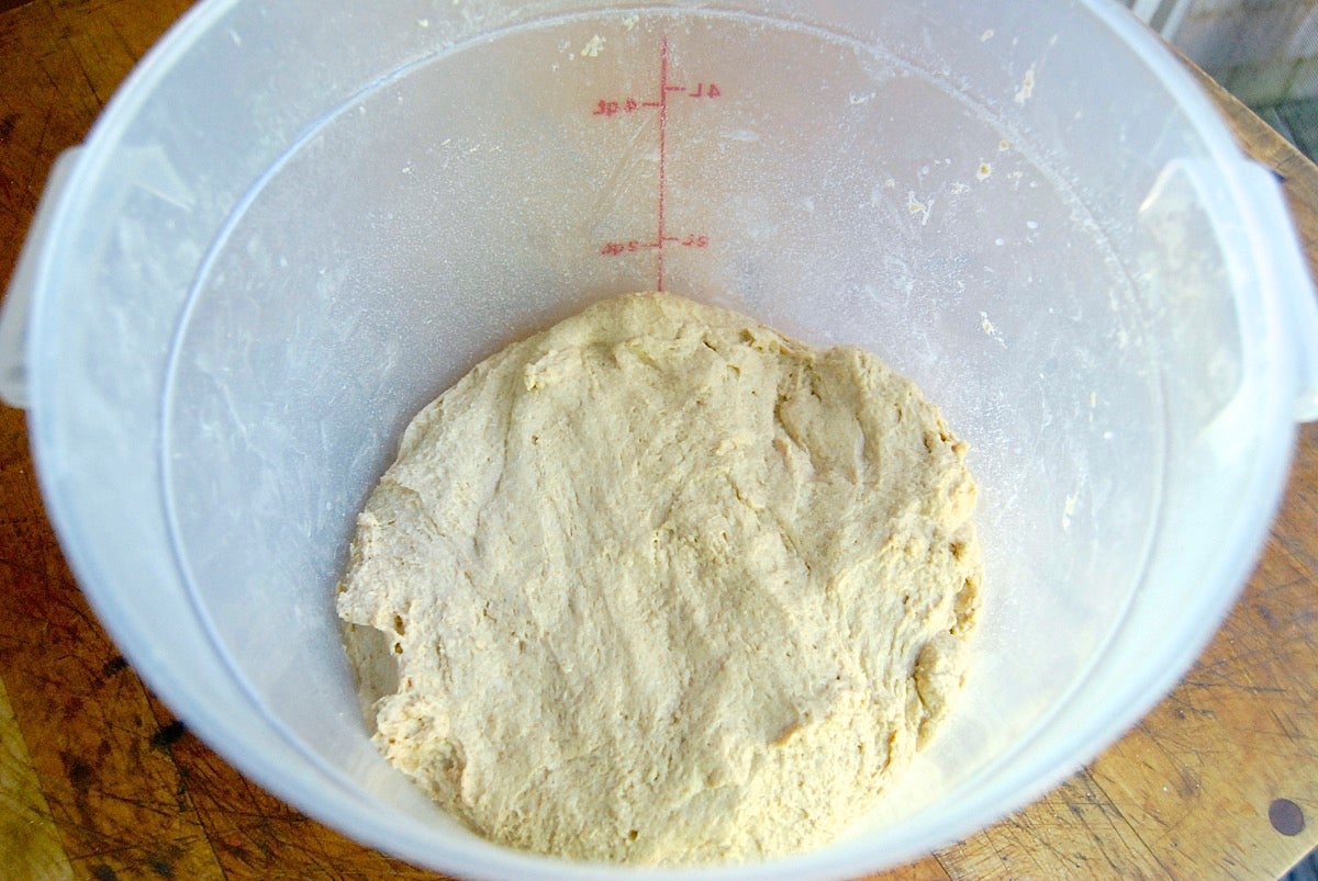 Whole wheat no-knead bread via @kingarthurflour