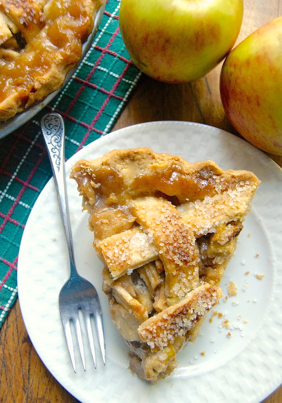 Apple Pie Bakealong via @kingarthurflour