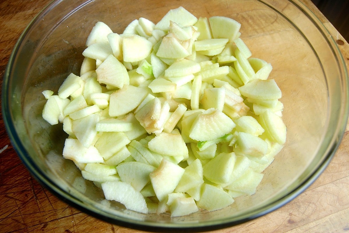 Apple Pie Bakealong via @kingarthurflour