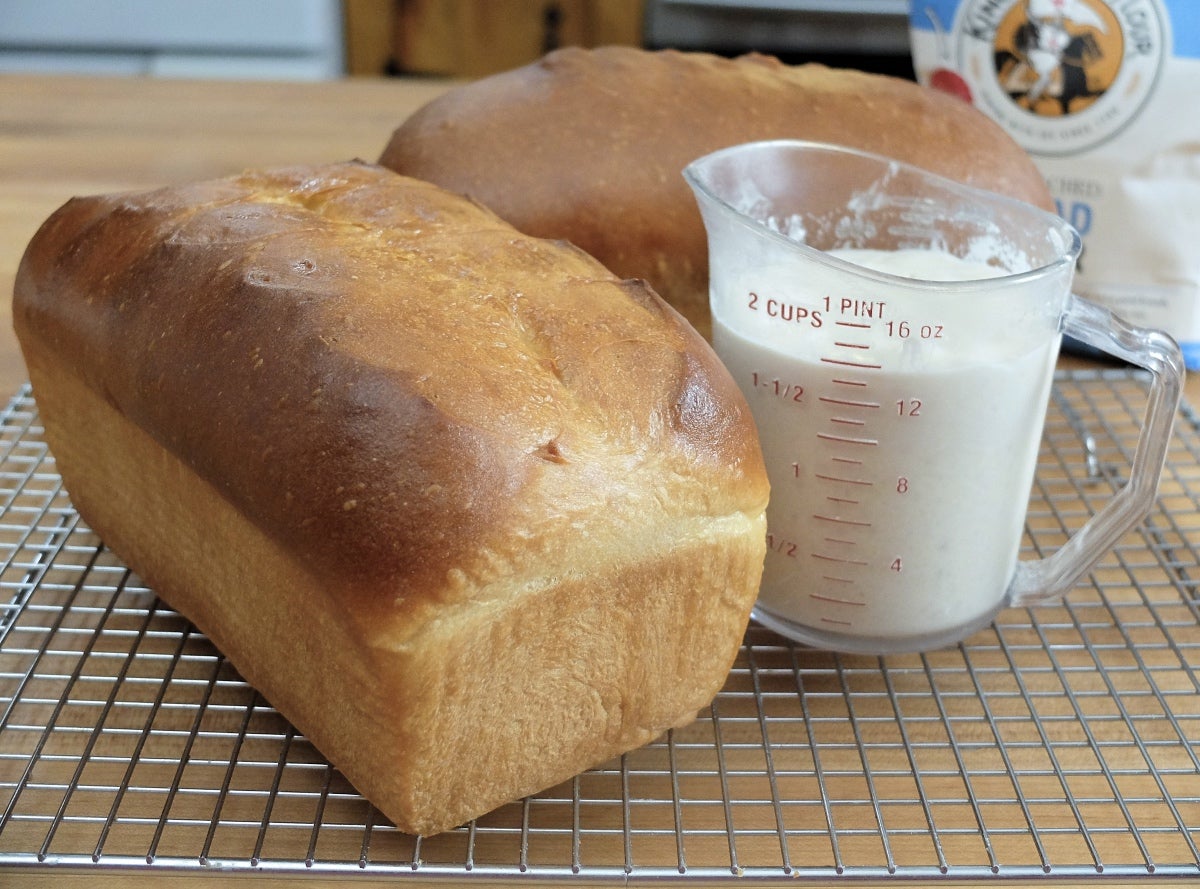 Levain for sandwich bread via @kingarthurflour