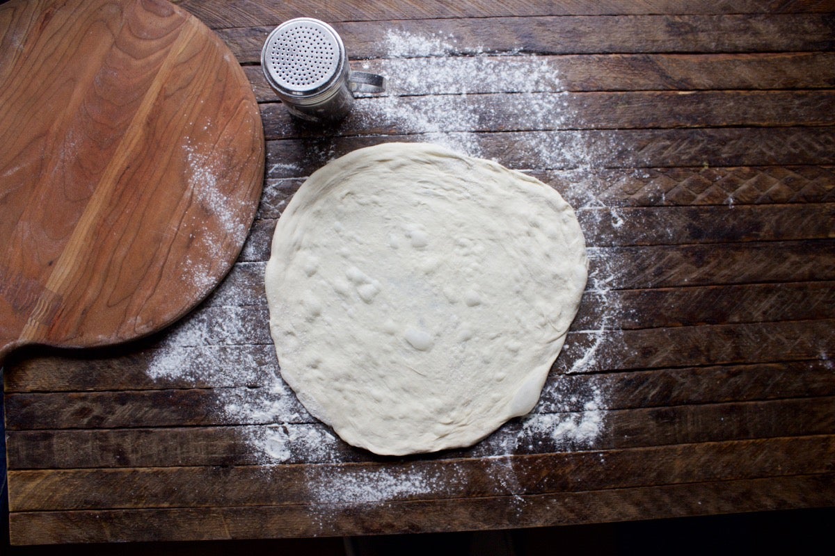 How to make baking steel pizza dough via @kingarthurflour