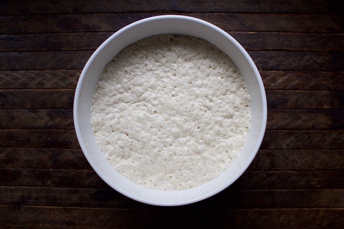 How to make baking steel pizza dough via @kingarthurflour