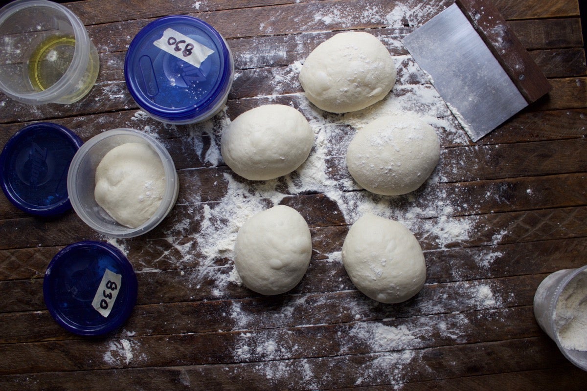 How to make baking steel pizza dough via @kingarthurflour