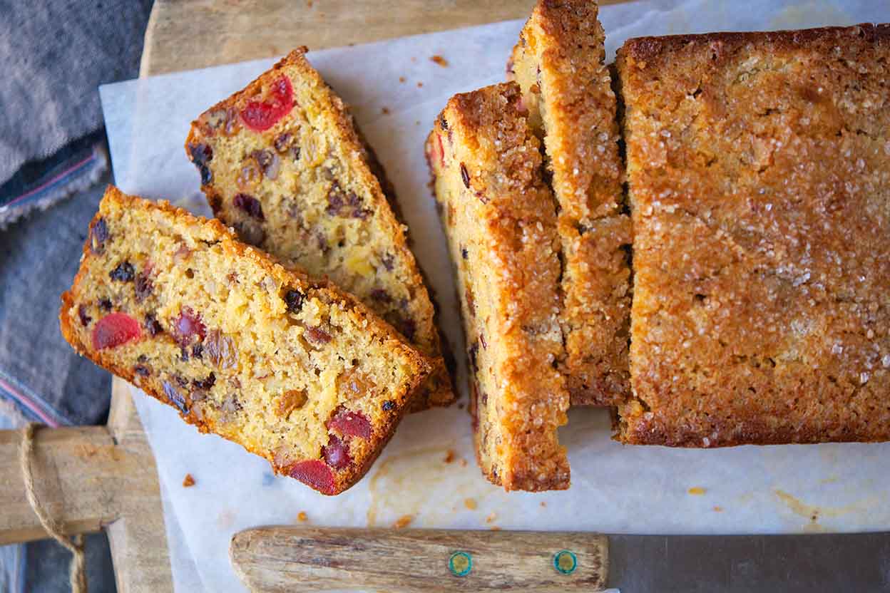 Fruitcake timeline via @kingarthurflour