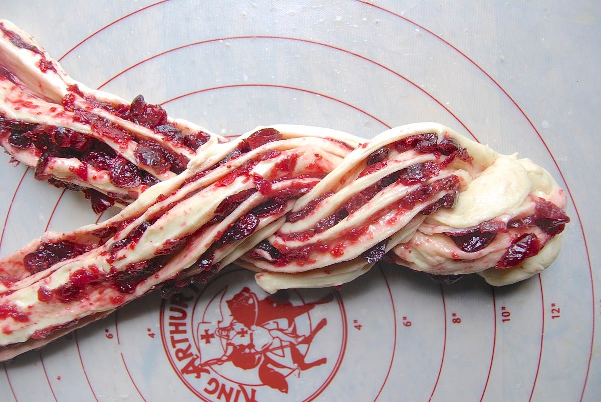 How to make Cranberry-Orange Babka via kingarthurflour