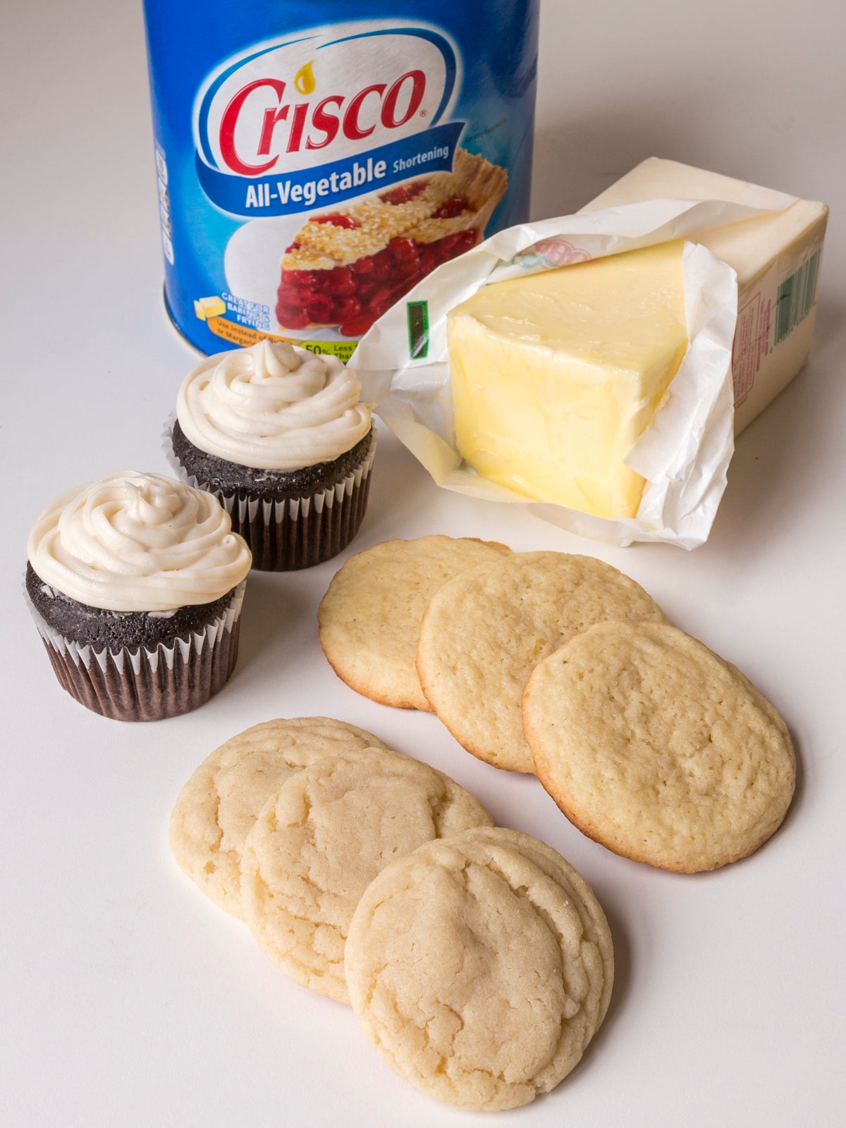 Shortening vs. butter in baking via @kingarthurflour