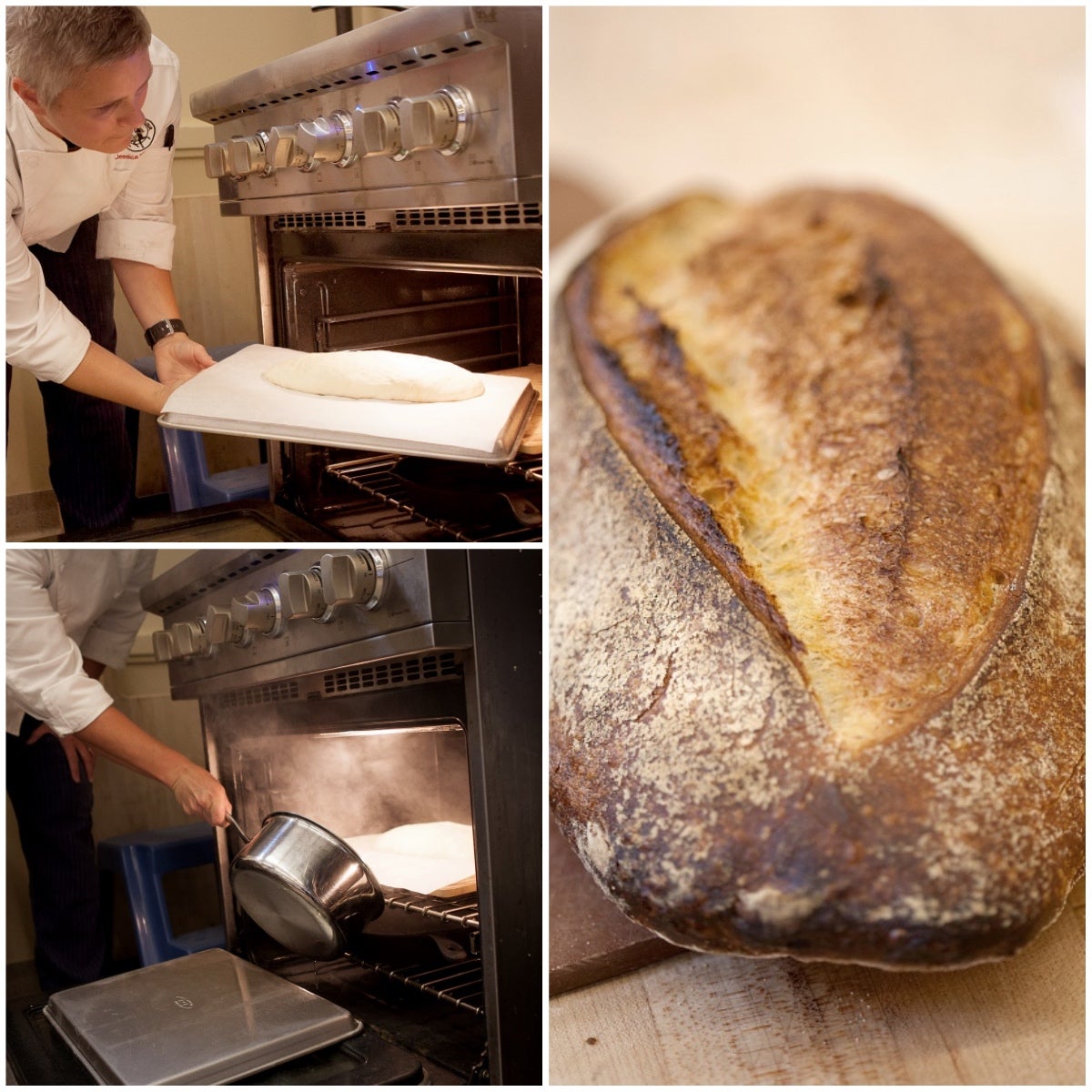 Steam in bread baking via @kingarthurflour