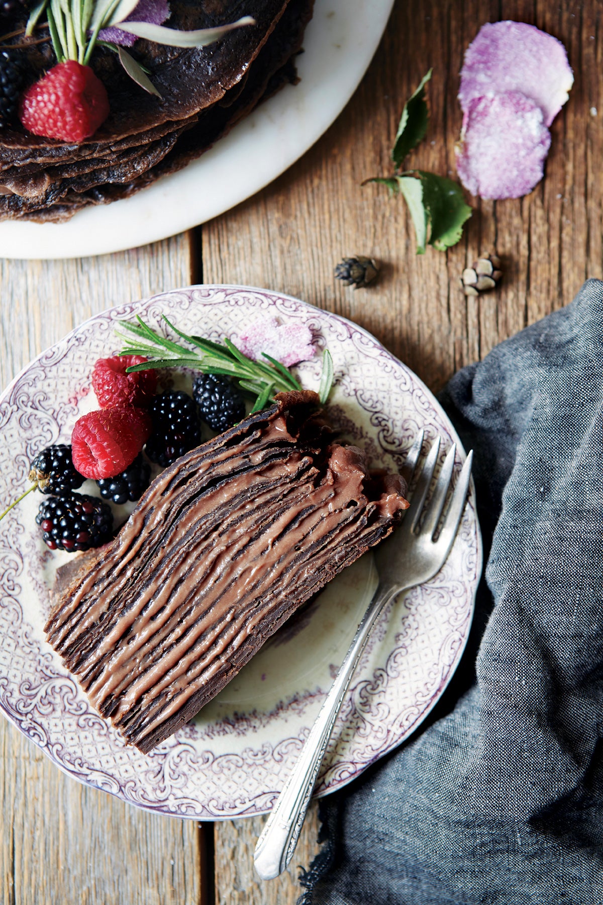 creative crêpe recipes chocolate via@kingarthurflour