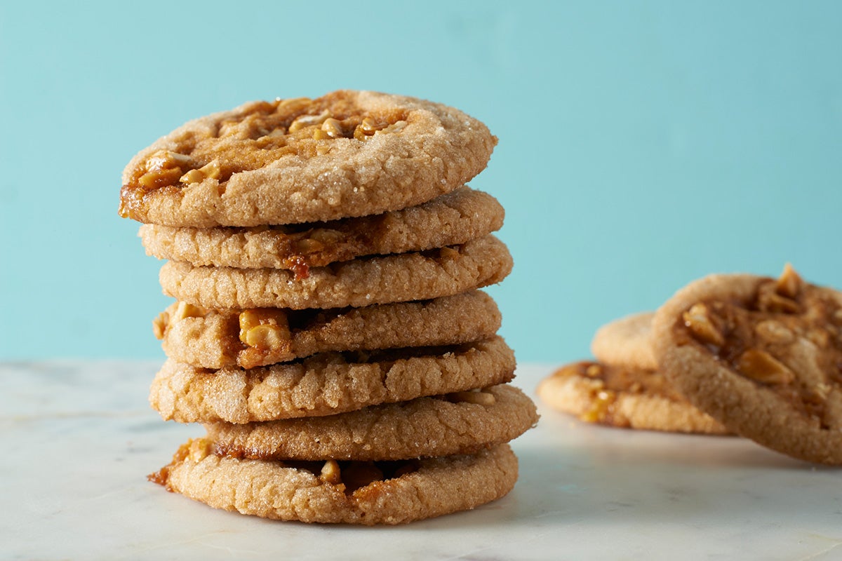 peanut butter brittle via@kingarthurflour