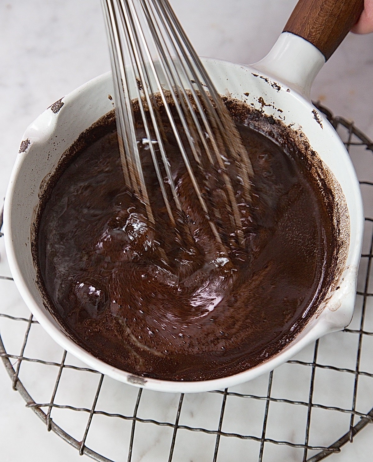 How to make Chocolate Fudge Bundt Cake via @kingarthurflour