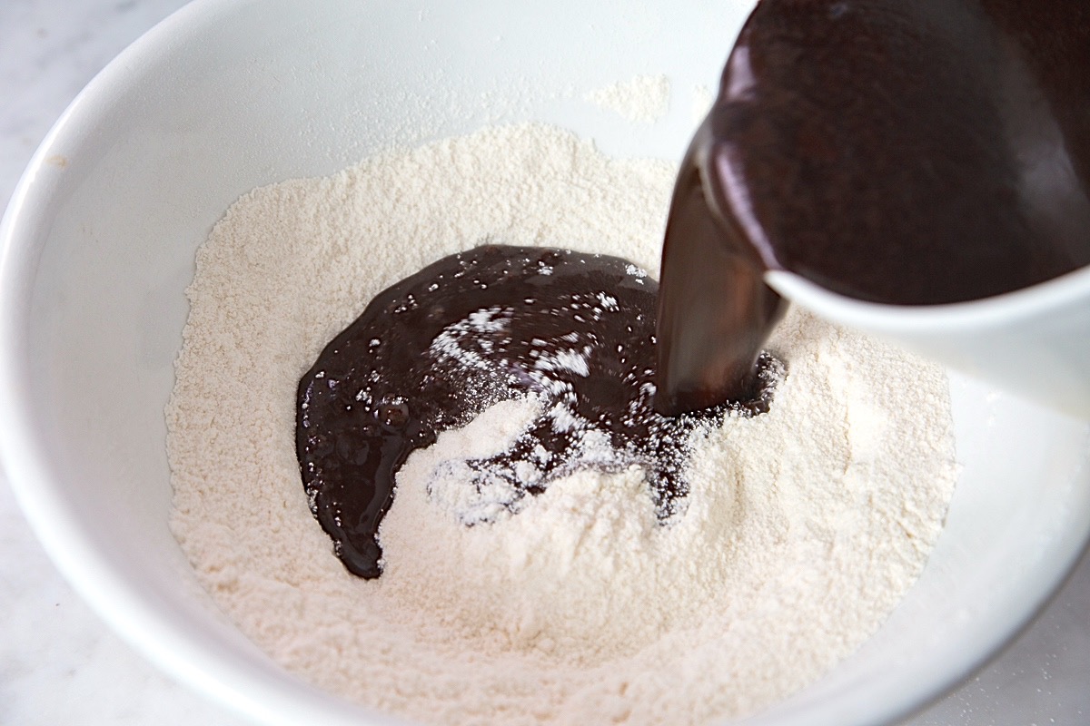 How to make Chocolate Fudge Bundt Cake via @kingarthurflour