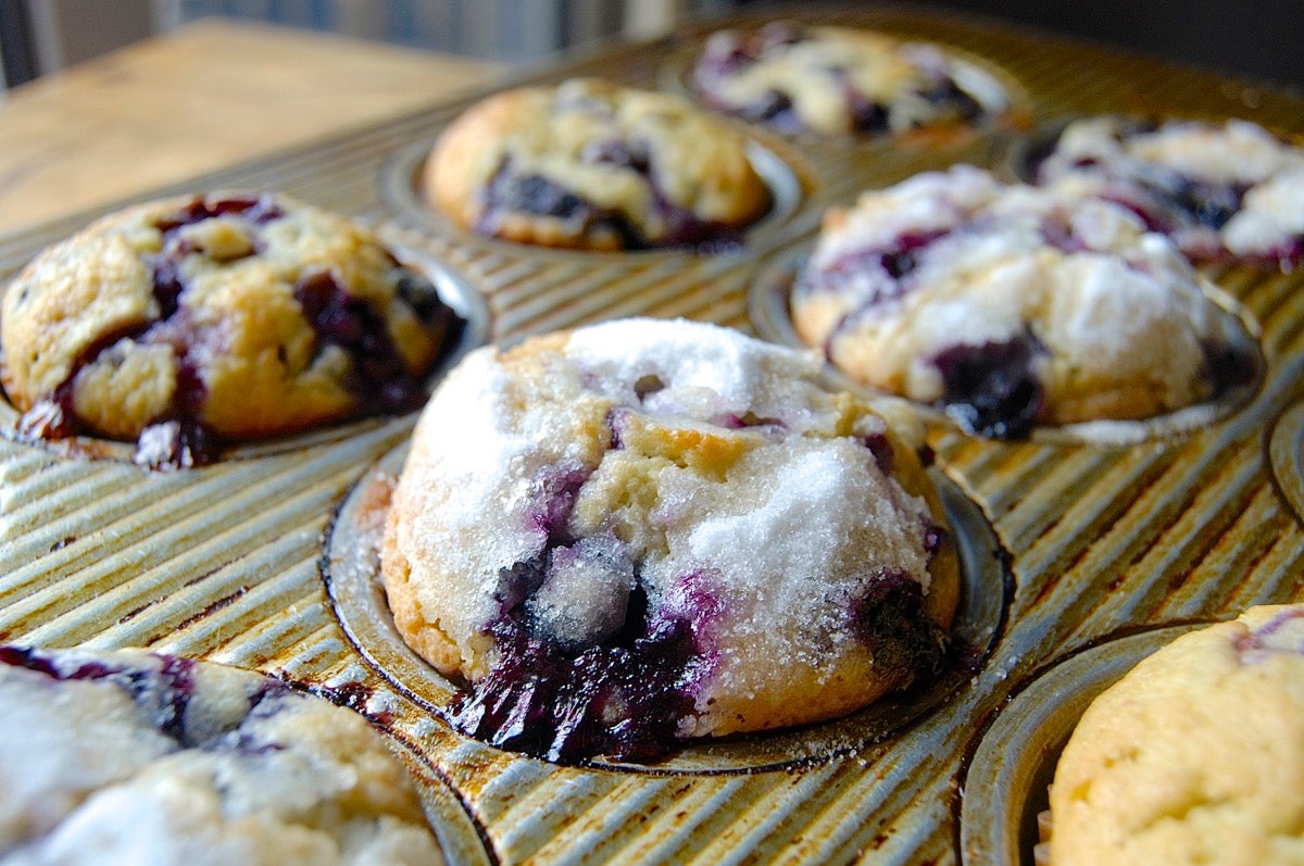 How to Reduce Sugar in Muffins via @kingarthurflour