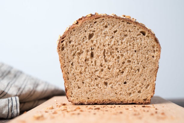 How to make Multigrain Sourdough Sandwich Bread via @kingarthurflour