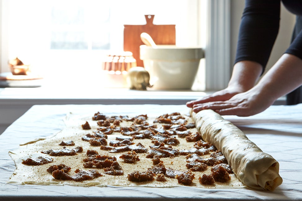 Homemade strudel via @kingarthurflour