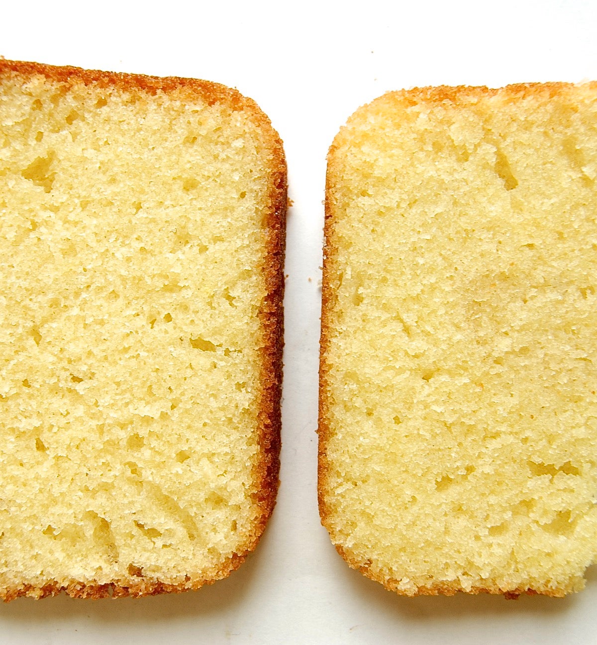 Baking cake in a dark pan