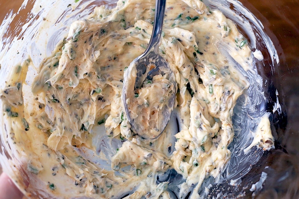 Butterflake Herb Loaf Bakealong via @kingarthurflour