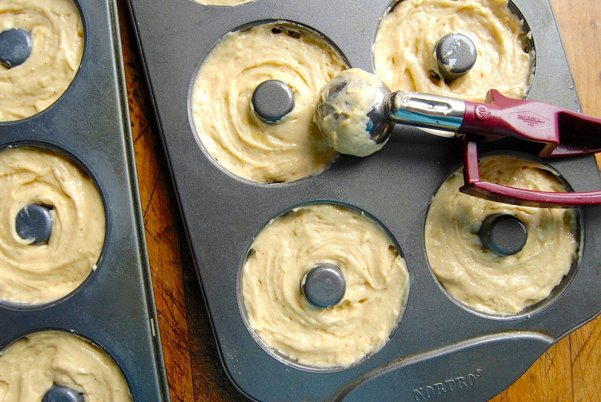 King Cake Doughnuts via @kingarthurflour