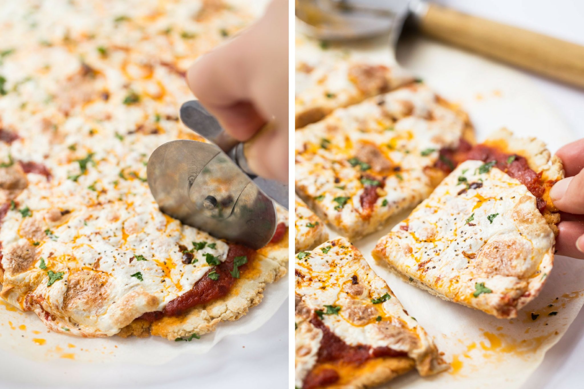 How to make Gluten-Free Thin-Crust Pizza via @kingarthurflour