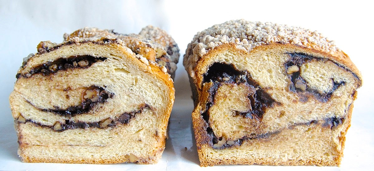 Chocolate Babka Bakealong via @kingarthurflour