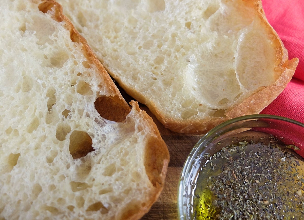 Kneading wet dough by hand via @kingarthurflour