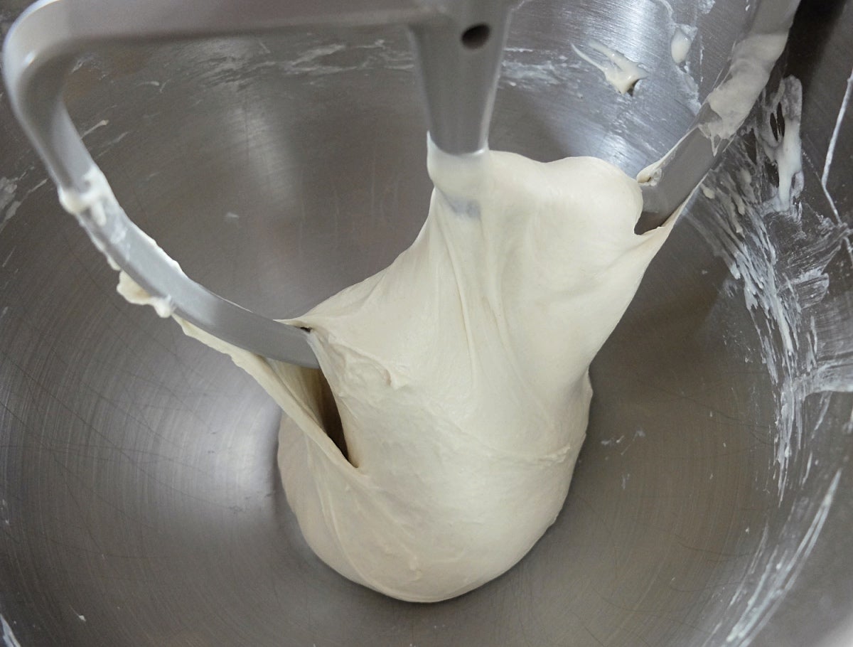 Kneading wet dough by hand via @kingarthurflour