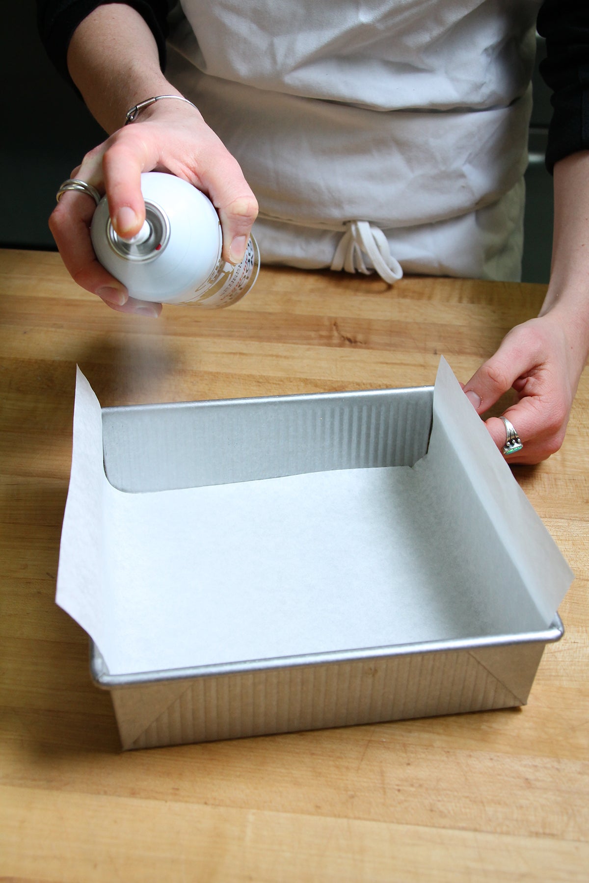 Baking with a parchment paper sling, King Arthur Flour