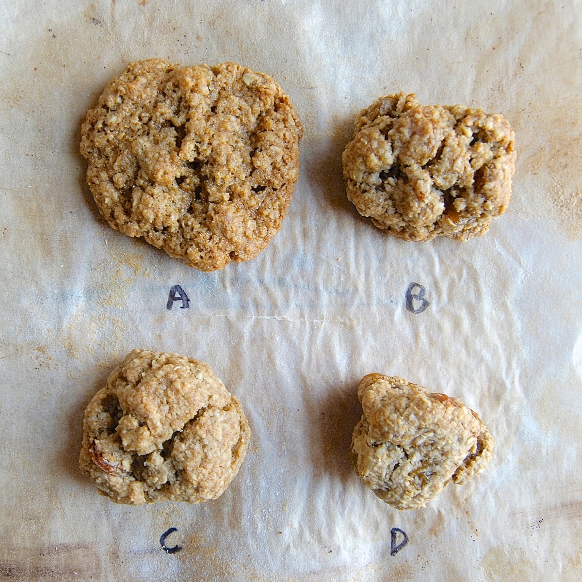 Reducing sugar in cookies and bars via @kingarthurflour