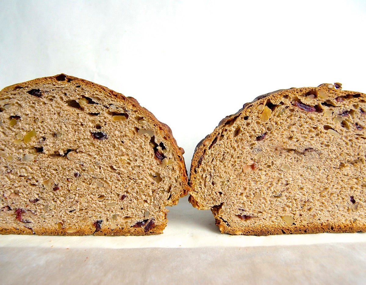 Using a thermometer with yeast bread