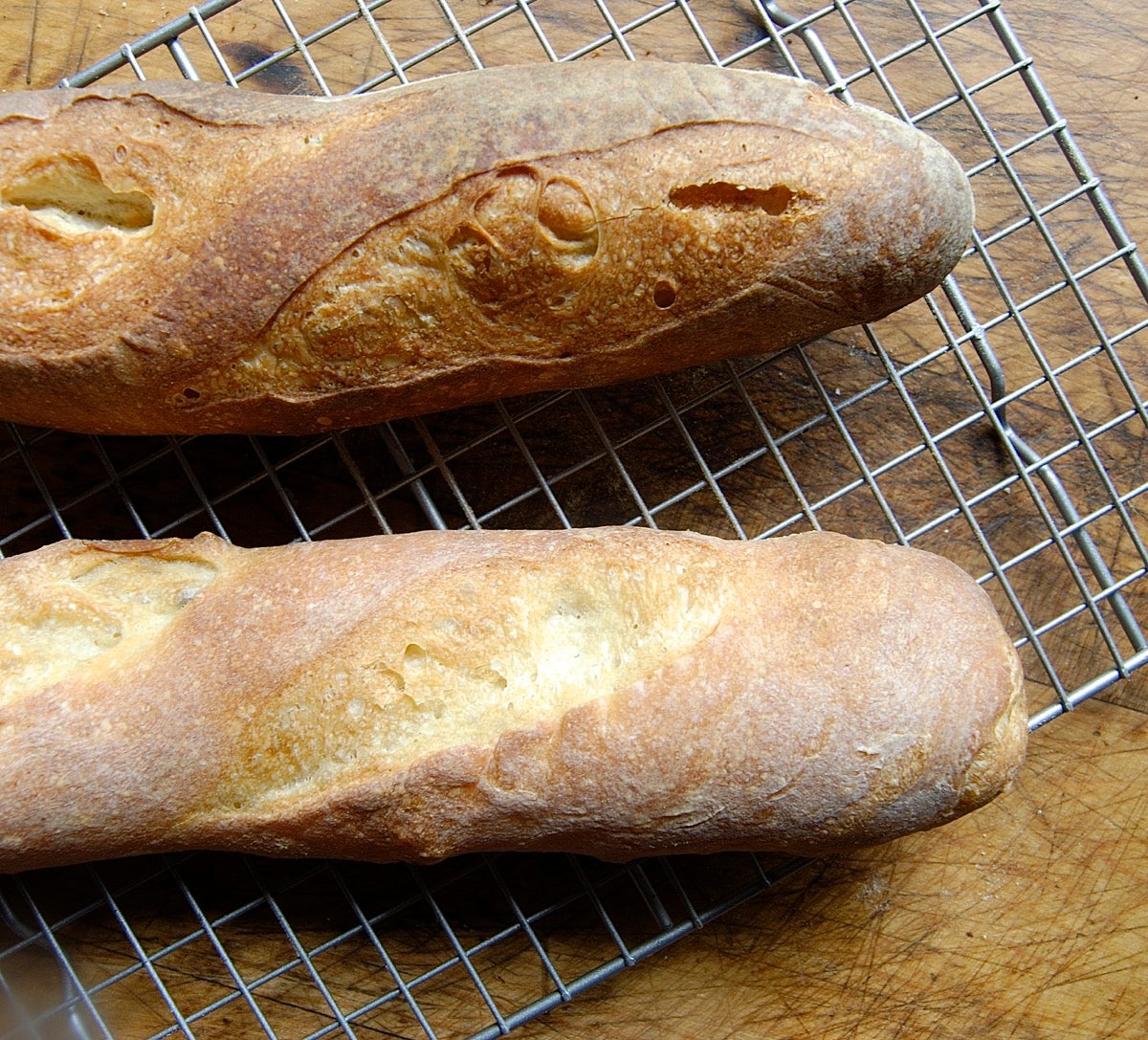 Using a thermometer with yeast bread