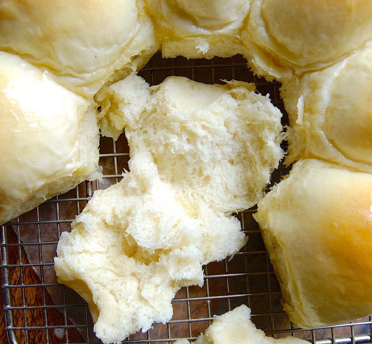 Using a thermometer with yeast bread