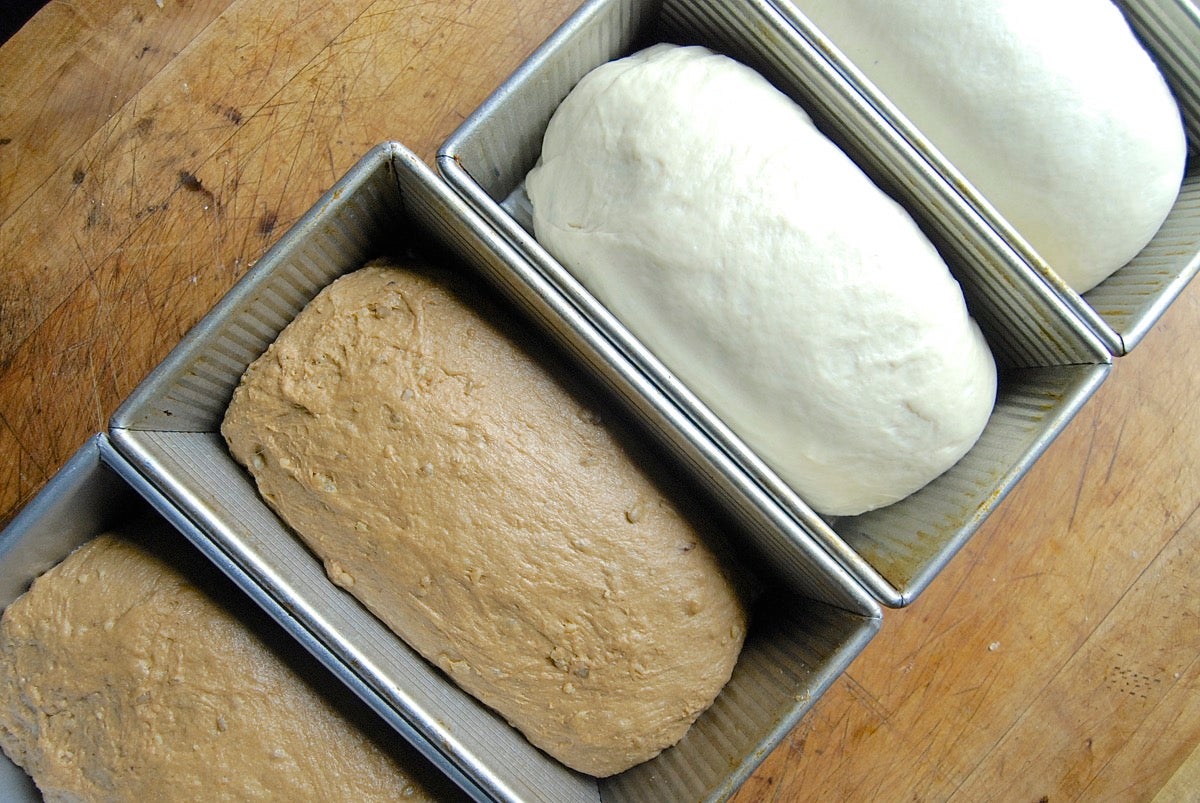 Using a thermometer with yeast bread