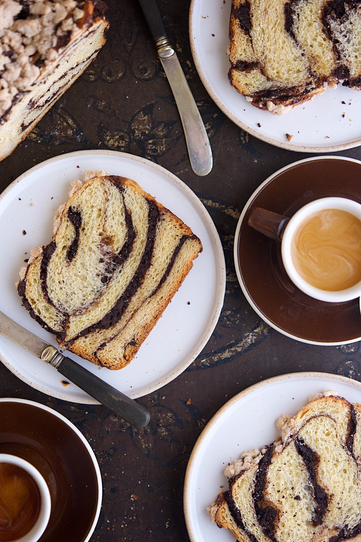 Chocolate Babka Bakealong via @kingarthurflour