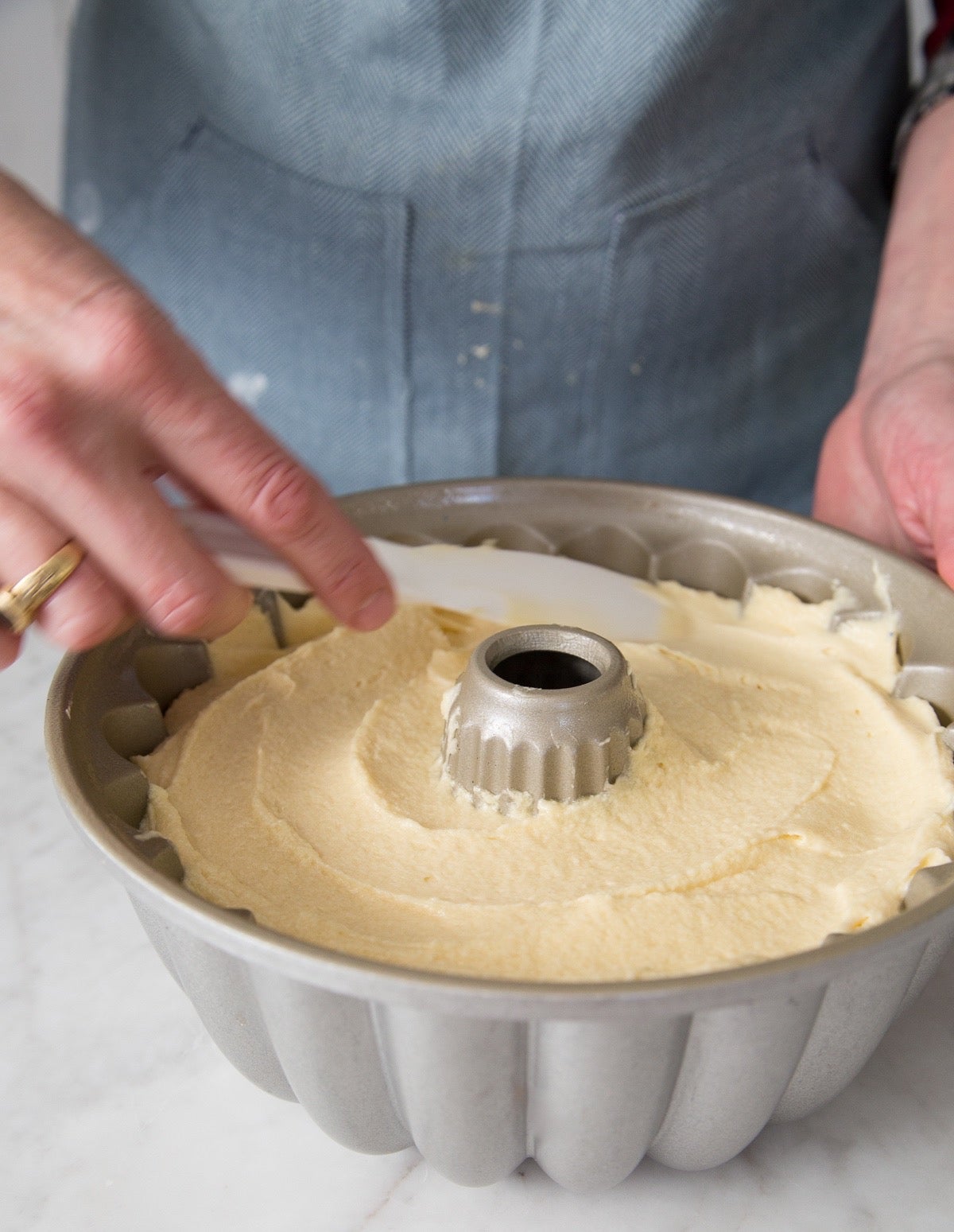 Classic Vanilla Bundt Cake via @kingarthurflour