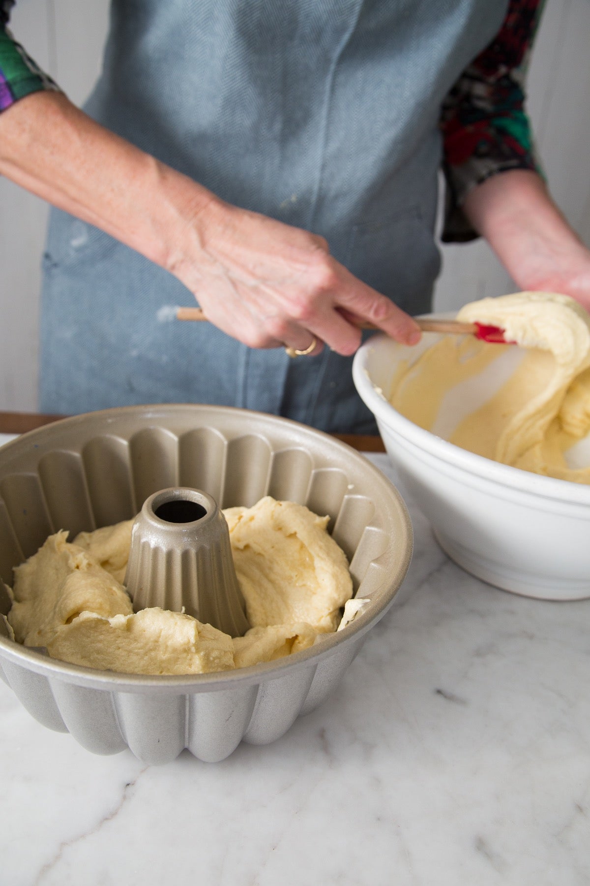 Classic Vanilla Bundt Cake via @kingarthurflour