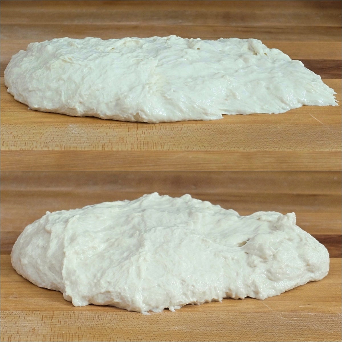 Kneading wet dough by hand via @kingarthurflour