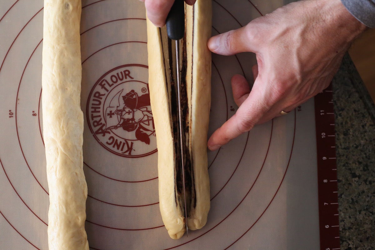 Shaping Babka via @kingarthurflour