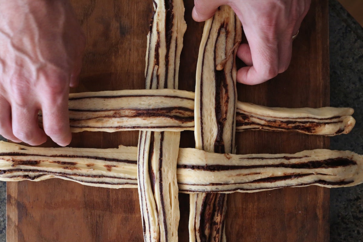 Shaping Babka via @kingarthurflour