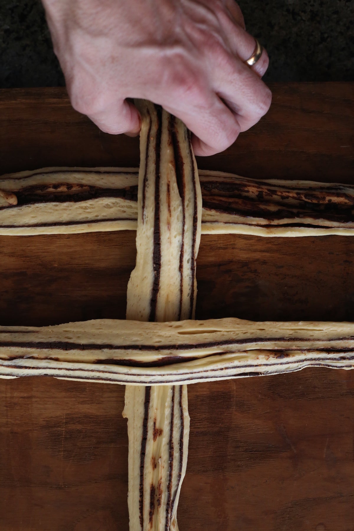 Shaping Babka via @kingarthurflour